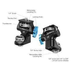 DigitalFoto Swivel And Tilt Adjustable Monitor Mount With ARRI-Style Mount -Pro Cam Shop 0b1f895f31
