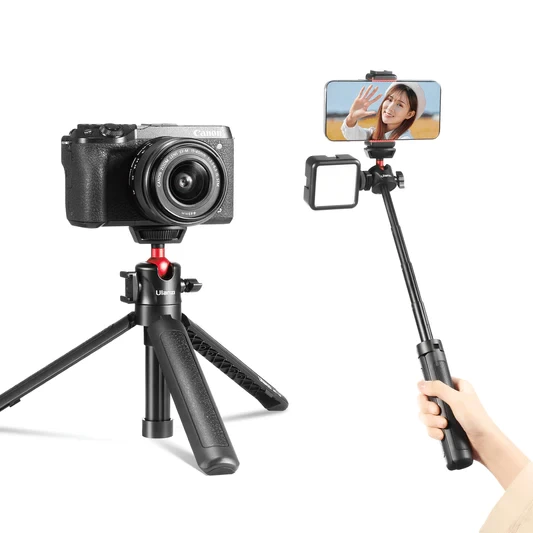 Ulanzi MT-16 Vlog Tripod Camera Holder + Selfie Stick W/ C 1 Ulanzi MT-16 Vlog Tripod Camera Holder + Selfie Stick W/ C