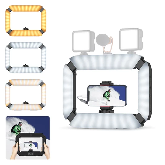 Ulanzi U200 Ringlamp Video Rig W/ Built-In Powerbank 1 Ulanzi U200 Ringlamp Video Rig W/ Built-In Powerbank