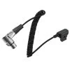 Kondor Blue D-Tap To 4 Pin XLR Female Right Angle Coiled Power Cable