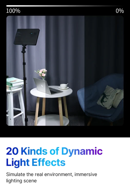 Ulanzi LT003 10 Inch RGB Video Lamp 15W 2 Ulanzi LT003 10 Inch RGB Video Lamp 15W - Image 2