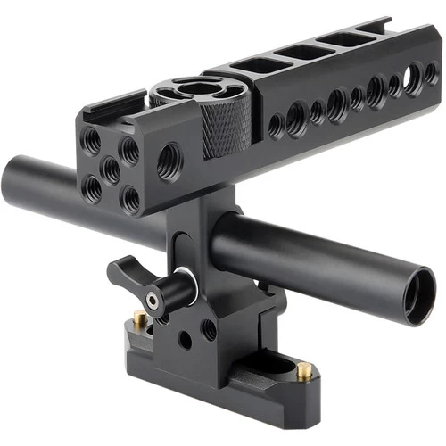 Niceyrig Rotating NATO Cheese Top Handle With Sideways Rod Port 1 Niceyrig Rotating NATO Cheese Top Handle With Sideways Rod Port