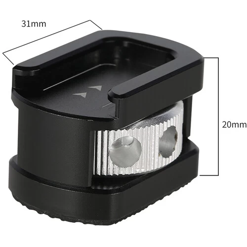 Niceyrig Cold Shoe Mount With 1/4″-20 Screw 2 Niceyrig Cold Shoe Mount With 1/4″-20 Screw - Image 2