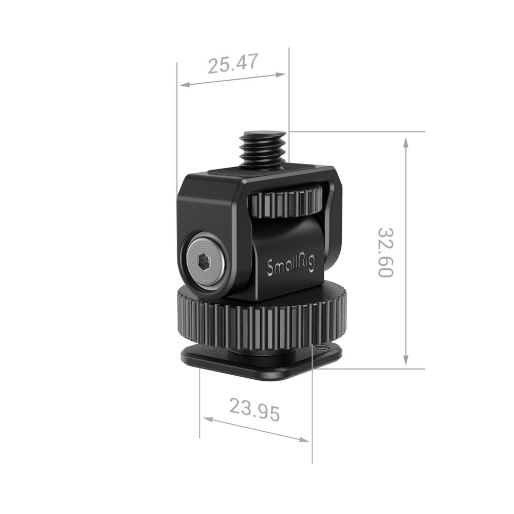 SmallRig 3577 Mini Cold Shoe To 1/4-20 Screw Adapter 3 SmallRig 3577 Mini Cold Shoe To 1/4-20 Screw Adapter - Image 3