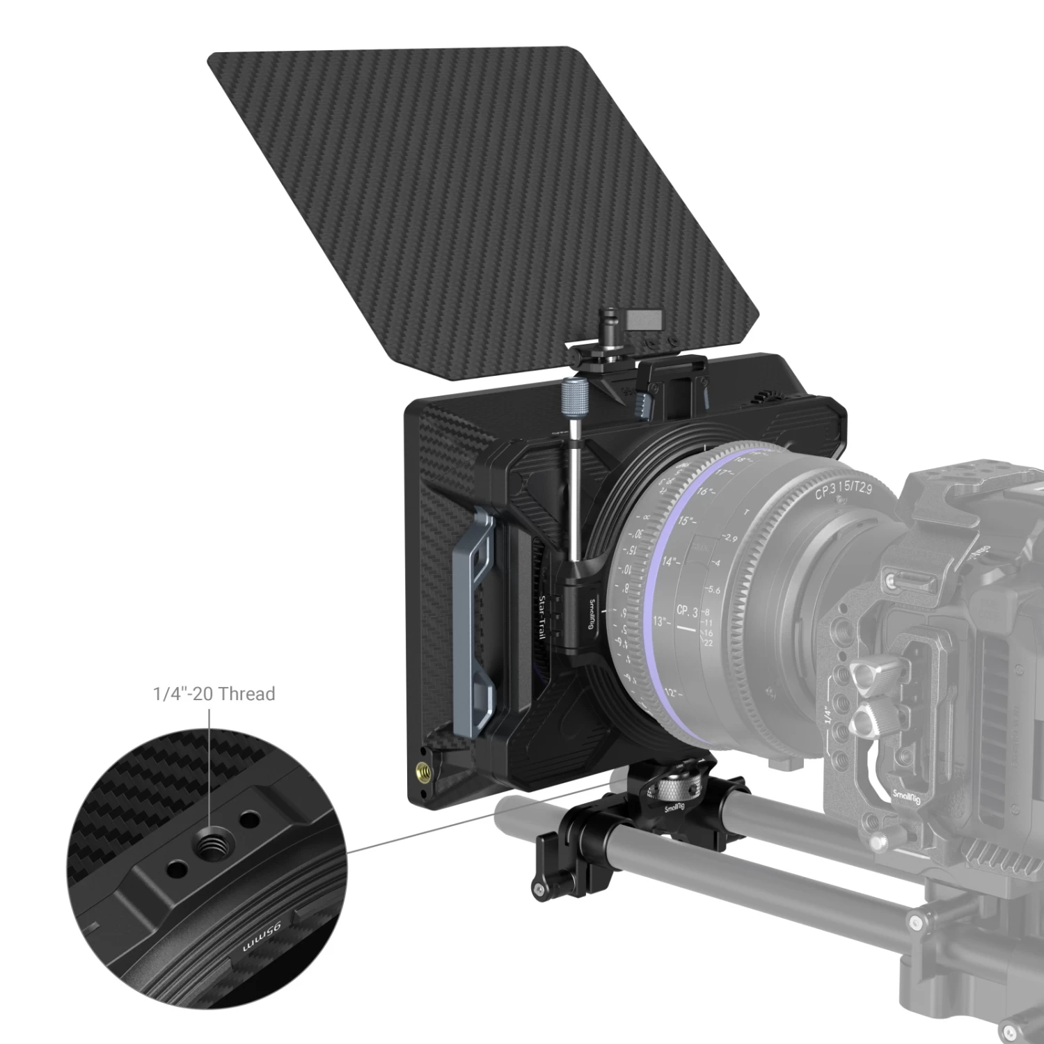 SmallRig 3645 Lightweight Multifunctional Matte Box (95mm) VND Kit 8 SmallRig 3645 Lightweight Multifunctional Matte Box (95mm) VND Kit - Image 8