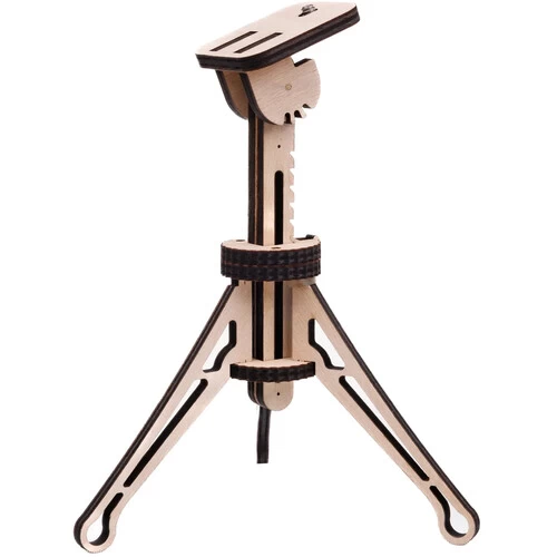 JollyLook Decorative Camera Tripod Wood Light Brown 2 JollyLook Decorative Camera Tripod Wood Light Brown - Image 2