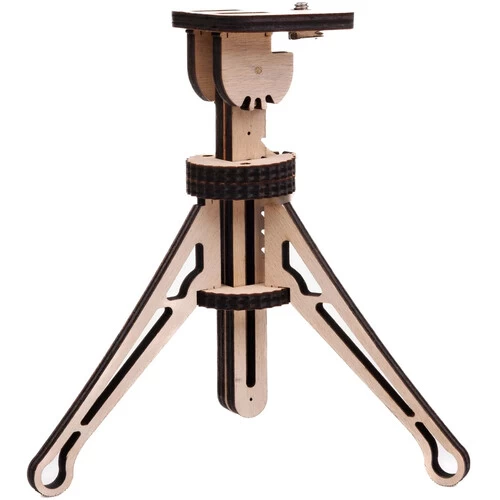 JollyLook Decorative Camera Tripod Wood Light Brown 3 JollyLook Decorative Camera Tripod Wood Light Brown - Image 3