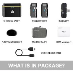 Hollyland LARK C1 DUO Android – Black -Pro Cam Shop 1688040935 IMG 2030039