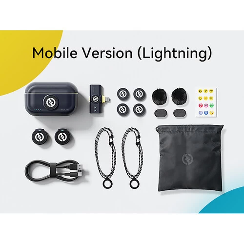 Hollyland LARK M2 DUO With Lightning Connector (Shine Charcoal) 17 Hollyland LARK M2 DUO With Lightning Connector (Shine Charcoal) - Image 17