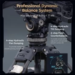 SmallRig FreeBlazer Counterbalance Carbon Fiber Video Tripod Kit AD-Pro8 -Pro Cam Shop 1710140909108