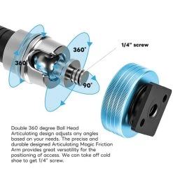 DigitalFoto Solution Limited IRONMAN Cine Magic Articulating Arm With 1/4″-20 Thumbscrew (7″) -Pro Cam Shop 1721750478 IMG 2294562