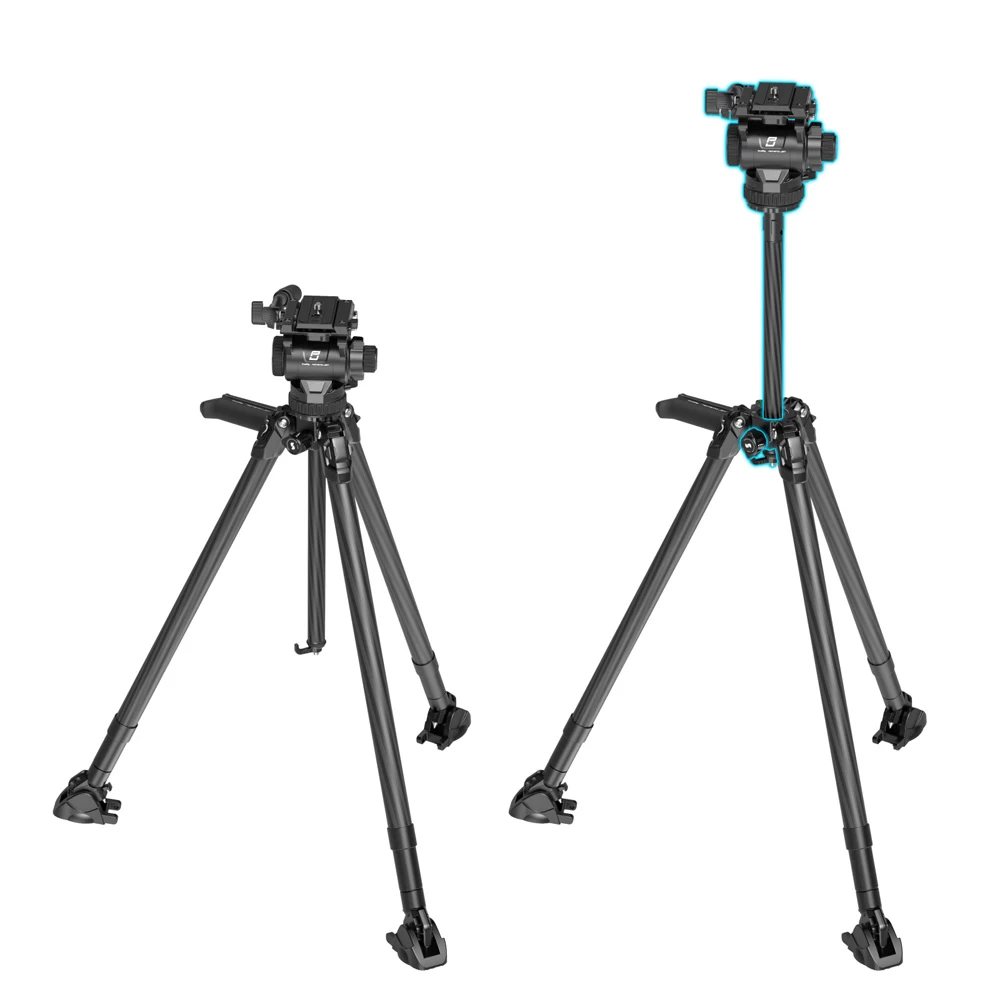 SmallRig X Potato Jet TRIBEX Hydraulic Carbon Fiber Tripod Kit 5 SmallRig X Potato Jet TRIBEX Hydraulic Carbon Fiber Tripod Kit - Image 5