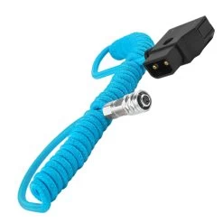 Kondor Blue Coiled D-Tap To BMPCC 4K/6K Pro Power Cable For Blackmagic -Pro Cam Shop 2.KB WeipuBM4kCoil FBM scaled 1