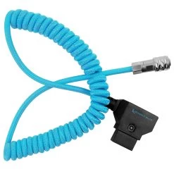 Kondor Blue Coiled D-Tap To BMPCC 4K/6K Pro Power Cable For Blackmagic -Pro Cam Shop 3.KB WeipuBM4kCoil FBM scaled 1