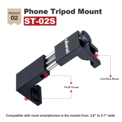 Ulanzi Smartphone Vlog Kit EXTRA: Tripod + Holder + LED + Mic -Pro Cam Shop 359c d0bb 452f b35b 271a763f56d9