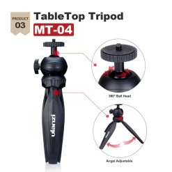 Ulanzi Smartphone Vlog Kit 3: Table Tripod + Holder + Mic 13 Ulanzi Smartphone Vlog Kit 3: Table Tripod + Holder + Mic -Pro Cam Shop 4240 3515 4371 9ab6 9b02bbdcc47a