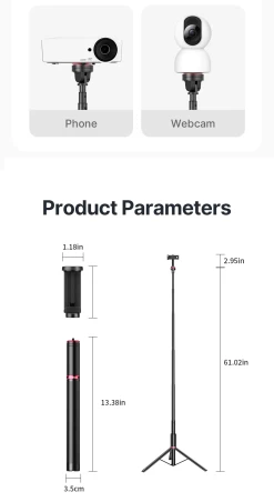 Ulanzi MT-54 150cm Selfie Stick Tripod For Phone + Camera -Pro Cam Shop 48e3 05b7 4f34 b1d8 ced20618b925 5f1774fd 6af8 42bd a091 9e80bef2b041