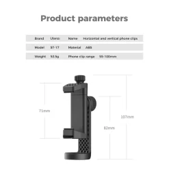 Ulanzi ST-17 360º Draaibare Phone Holder Cold Shoe-Mount -Pro Cam Shop 4e5b 599b 4bf9 abed ba81b6d2b102
