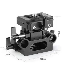 SmallRig 2272 Universal 15mm Rail Support System Baseplate -Pro Cam Shop 61Sx8rsXiHL