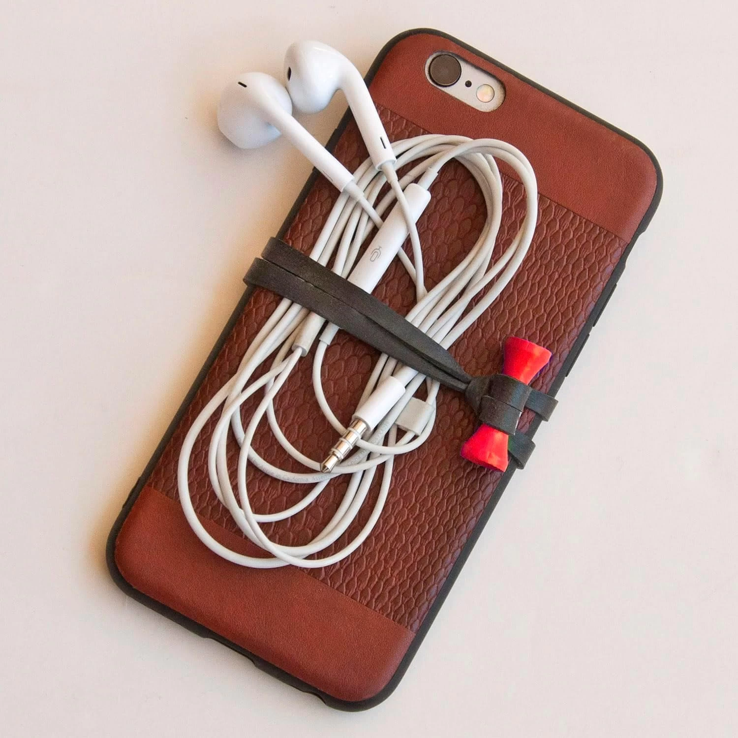 Bongo Ties RED & BLACK “Lava” – 10 Pack “Style-D” 4 Bongo Ties RED & BLACK “Lava” – 10 Pack “Style-D” - Image 4