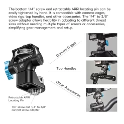 DigitalFoto Swivel And Tilt Adjustable Monitor Mount With ARRI-Style Mount -Pro Cam Shop 7e7497a1e4