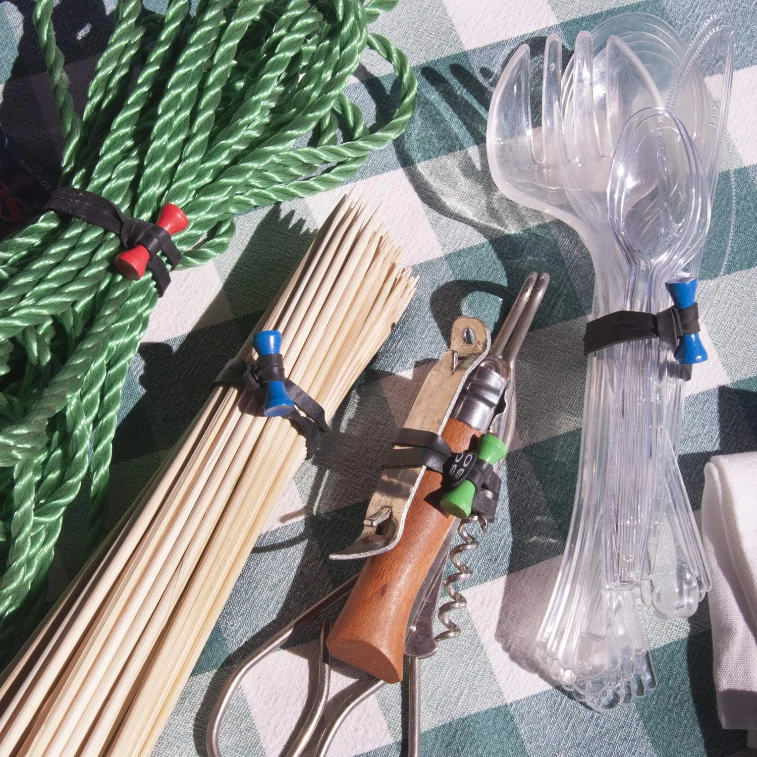 Bongo Ties RED & BLACK “Lava” – 10 Pack “Style-D” 7 Bongo Ties RED & BLACK “Lava” – 10 Pack “Style-D” - Image 7