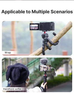 Ulanzi Octopus Vlog Kit: Tripod Phone Holder Mic + Lamp -Pro Cam Shop 82a3 dfa6 4725 a813 3ea24e15364c bddbd246 b0b0 4a15 88a7 ee982b6bdc63