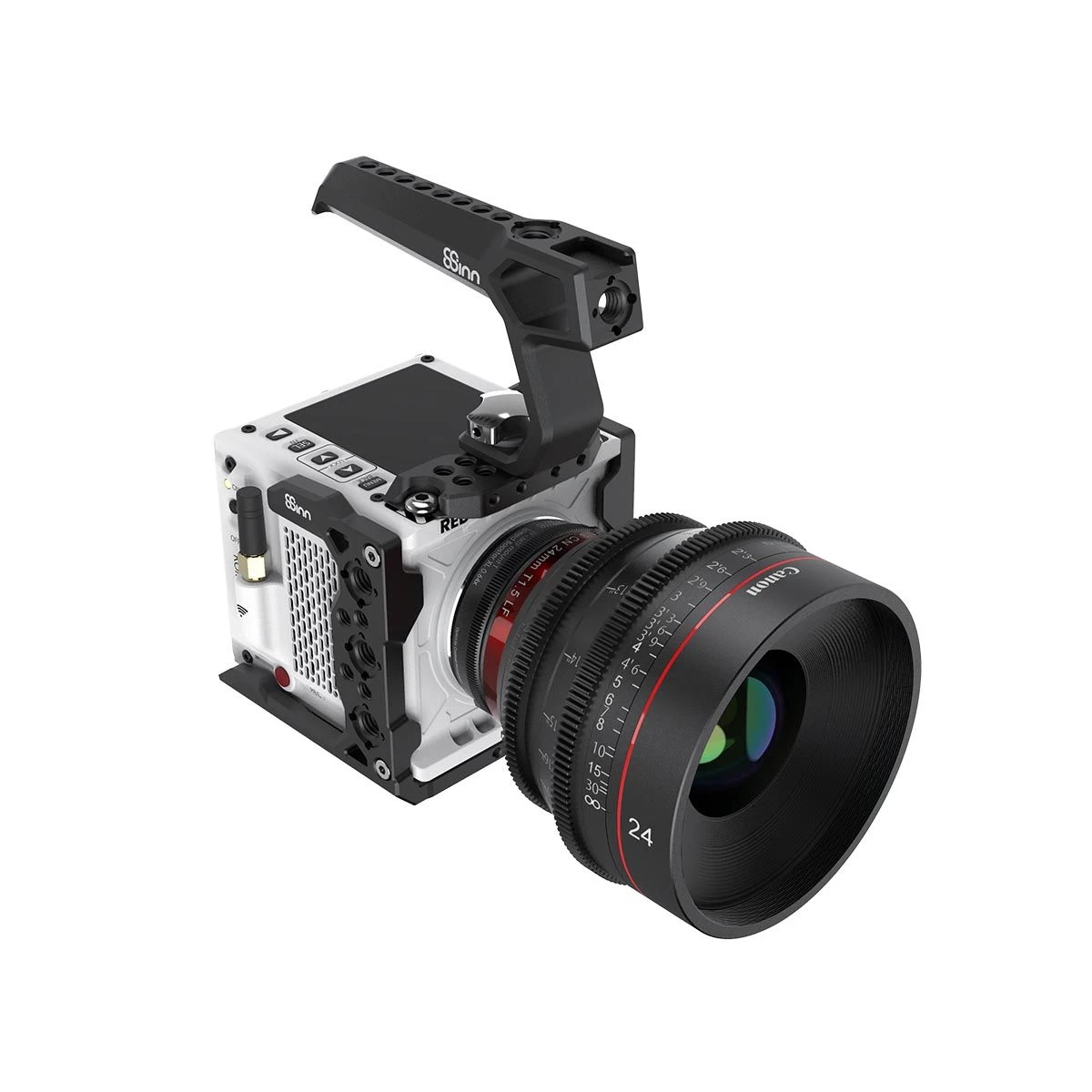 8Sinn Cage For Red Komodo + Top Plate + Black Raven Top Handle 3 8Sinn Cage For Red Komodo + Top Plate + Black Raven Top Handle - Image 3