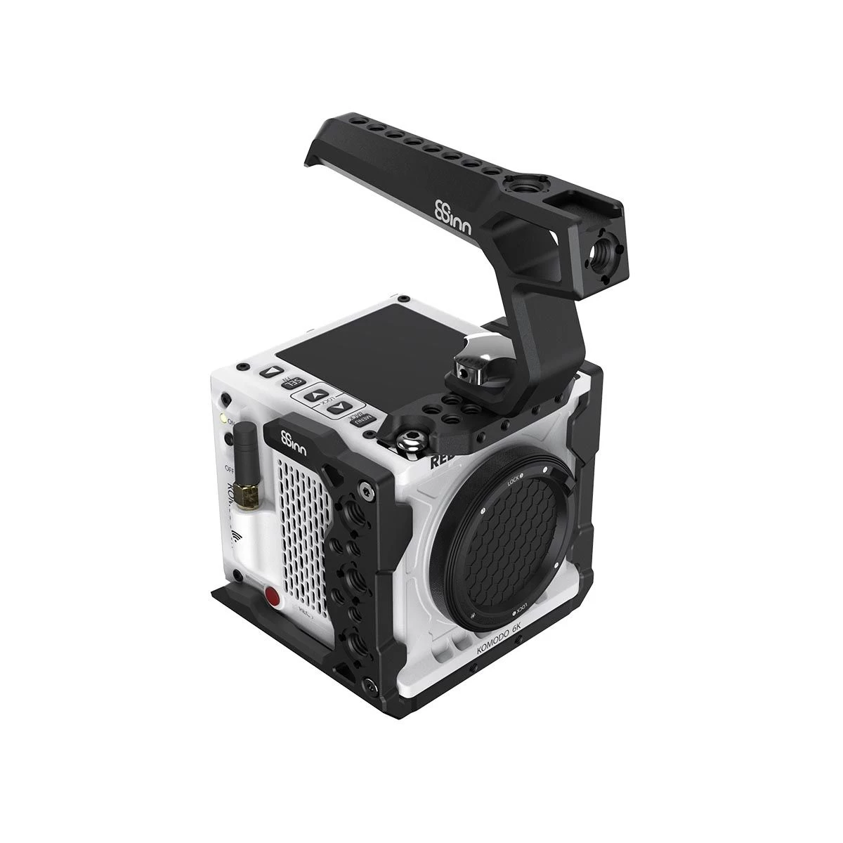 8Sinn Cage For Red Komodo + Top Plate + Black Raven Top Handle 1 8Sinn Cage For Red Komodo + Top Plate + Black Raven Top Handle