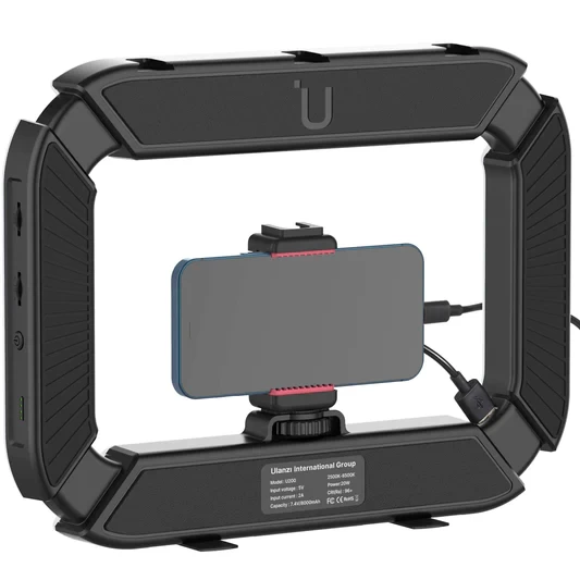 Ulanzi U200 Ringlamp Video Rig W/ Built-In Powerbank 12 Ulanzi U200 Ringlamp Video Rig W/ Built-In Powerbank - Image 12