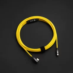 USB-C To Micro-B 90° Tether Cable – 5M – Yelllow -Pro Cam Shop A1000269 Cobra Tether USB MicroB Cable Anlged 5m CtoMB YELLOW 6