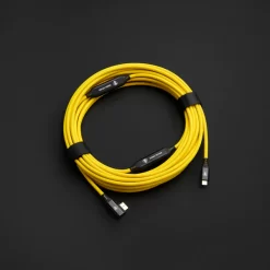 USB-C To Micro-B 90° Tether Cable – 5M – Yelllow -Pro Cam Shop A1000270 Cobra Tether USB MicroB Cable Anlged 10m CtoMB YELLOW 6
