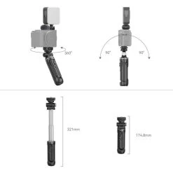 SmallRig Vlogging Tripod Kit For Sony ZV-E1 / ZV-E10 / ZV-1 / ZV-1F -Pro Cam Shop D245391 03