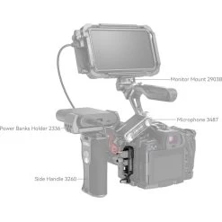 SmallRig HDMI & USB-C Cable Clamp For “Black Mamba” Cage For Canon EOS R Series -Pro Cam Shop D245471 04