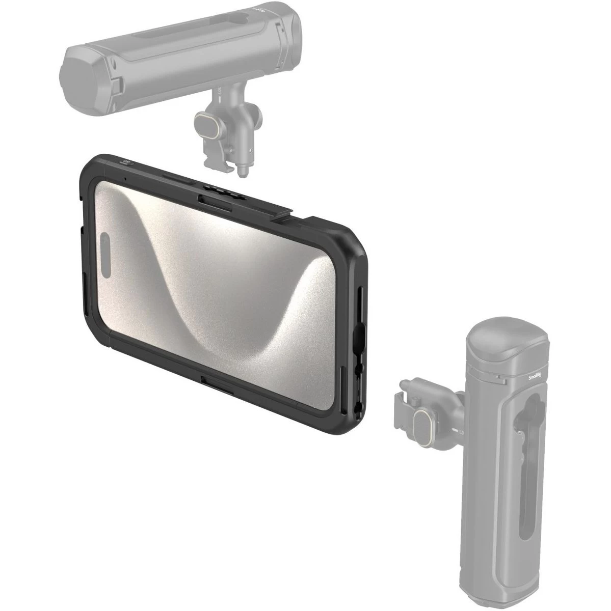 SmallRig Mobile Video Cage For IPhone 15 Pro Max (4391) 2 SmallRig Mobile Video Cage For IPhone 15 Pro Max (4391) - Image 2