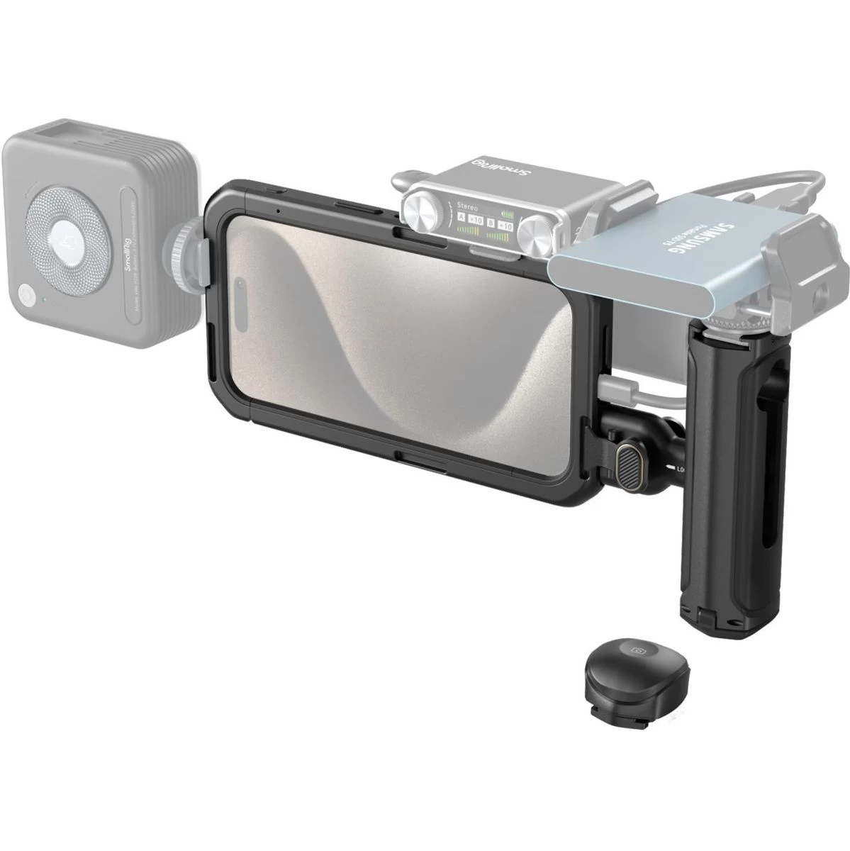 SmallRig Mobile Video Kit (Single Handheld ) For IPhone 15 Pro 5 SmallRig Mobile Video Kit (Single Handheld ) For IPhone 15 Pro - Image 5