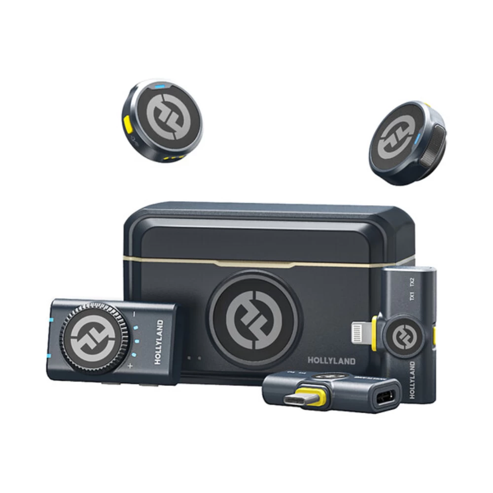 Hollyland LARK M2 Combo DUO (Shine Charcoal) 1 Hollyland LARK M2 Combo DUO (Shine Charcoal)