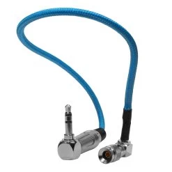 Kondor Blue 10 DIN 1.0/2.3 To 3.5MM Right Angle Timecode Cable For R5C TENTACLE SYNC”