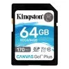 Kingston 64GB Video Class V30 SDXC – Canvas Go Plus