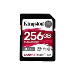 Kingston 256GB SDXC Canvas React Plus U3 UHS-II