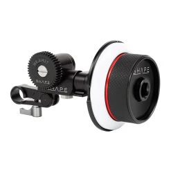 Shape FA123 Follow Focus Kit With Single 15mm Rod Clamp -Pro Cam Shop Shape FA123 Follow Focus Kit with Single 15mm Rod Clamp 1