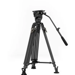 Tilta 75mm Cine Fluid Head With 2-Stage One Touch Carbon Fiber Tripod Legs (12KG) Space Gray -Pro Cam Shop TT CT12 75 SG 3 3835x2160 1
