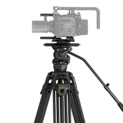 Tilta 75mm Cine Fluid Head With 2-Stage One Touch Carbon Fiber Tripod Legs (12KG) Space Gray -Pro Cam Shop TT CT12 75 SG 4 3835x2160 1