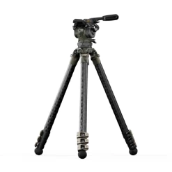 Tilta 75mm Cine Fluid Head With 3-Stage Carbon Fiber Tripod Legs (8KG)