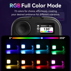 Ulanzi U60 RGB Video Light Compact Kantelbaar W/ Clamp – Black -Pro Cam Shop ac4c 793b 4551 a675 76ec35ef0310 539a969d 5d3c 4e20 921f 11d8ad32b9e6