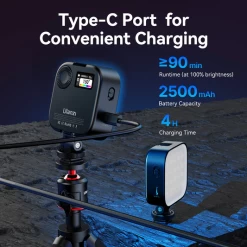 Ulanzi U60 RGB Video Light Compact Kantelbaar W/ Clamp – Black -Pro Cam Shop c44d 10ef 4590 87da 6da270b04a55 ff385612 8b37 4a84 b36e 082a73c8da94