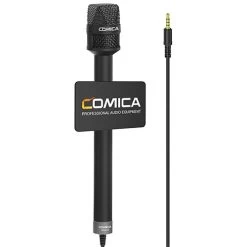 Comica Audio HRM-S Cardioid Handheld Reporter Microphone With Cable For Smartphones
