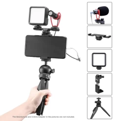 Ulanzi Smartphone Vlog Kit EXTRA: Tripod + Holder + LED + Mic -Pro Cam Shop e9e6 aef8 4d4b 9f31 63e18d34ef28