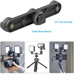 Ulanzi PT-23 Triple Cold Shoe Bracket For Tripod Of Camera -Pro Cam Shop eb87 3710 475a 826a a6f183ca08ed cdf12ccd 57d0 4fe8 bfa0 166e137f2eb9