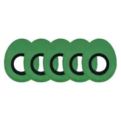 OPENMOON Oval Large Viewfinder Eyecushion (Ultrasuede /5packs) – 8 Different Colors -Pro Cam Shop green